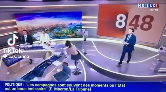 Reportage LCI, plateau